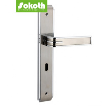 simple modern 8545mm chrome plate handle indoor wooden doors